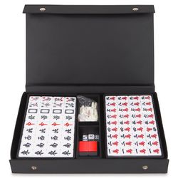 GamesDealer / Leather Case Mahjong (Red Chips) - Discounted