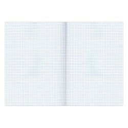 STAFF / Notebook bumvinyl, A4, 80 l., Bracket, offset No. 1, cage, BLUE / 10 pcs.