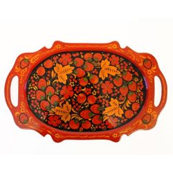 Хохлома Оптом / Oval tray