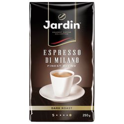 JARDIN / Ground coffee "Espresso di Milano" natural, vacuum package 250 g