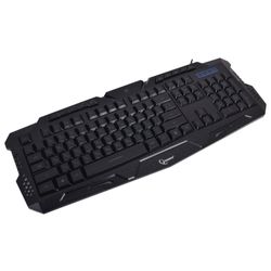 GEMBIRD / Wired gaming keyboard KB-G11L, USB, 104 keys + 9 additional keys, 3-color backlight, black