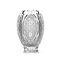 Гусевской Хрустальный завод / Crystal vase for flowers "Astra" medium colorless