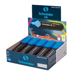Highlighter SCHNEIDER (Germany) "Job", BLUE, line 1-5 mm