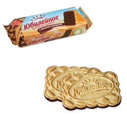JUBILEE / Cookies with chocolate icing, 116 g