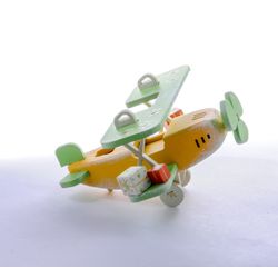 Toy Christmas tree "Plane Biplane" 370-1