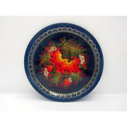 Сувениры из Н.Тагила / Souvenirs from N. Tagil / Tray "Round. Rowan", 17cm