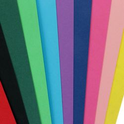 BRAUBERG / Color cardboard double-sided A4 100 sheets