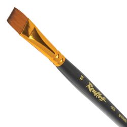 Art brush ROUBLOFF (Rublev), synthetics, under columns, flat No. 14, short handle