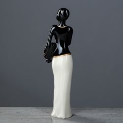 Керамика ручной работы / Figurine "Ethiopian woman with a jug" 31 cm
