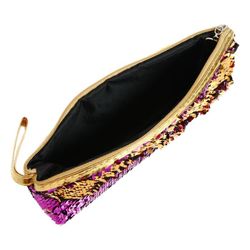 Сималенд / Pencil case for school with a zipper "Sequins"