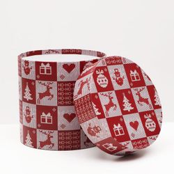 Сималенд / Set of round boxes 5in1 "Knitted 2"