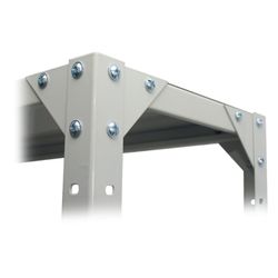 Shelving metal "UNIVERSAL", 2000 x1000 x400 mm, STALSED WORK, 6 shelves, adjustable supports
