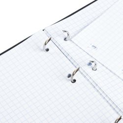 BRAUBERG / Cuaderno sobre anillas A5 (175x215 mm), 120 hojas, Funda de cartón, jaula, laminado brillante, "Mix" / 2 uds.