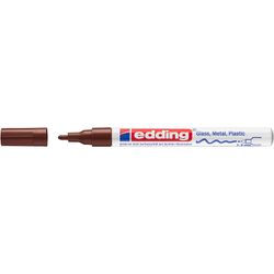 EDDING / Edding / Маркер лаковый глянцевый, круглый наконечник, 1-2 мм Коричневый