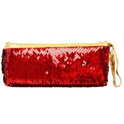 Сималенд / Pencil case for school with a zipper "Sequins"