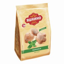 Gingerbreads YASHKINO "Mint", sugar glaze, 350 g