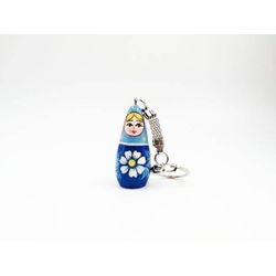 Vyatka souvenir / Keychain - matryoshka "Elena the Beautiful"