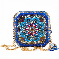 Золотая Хохлома / Square bag