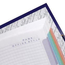 HATBER / Notebook "City" 5 colors LARGE FORMAT 160 A4 sheets, 205x290 mm, hardcover, laminated cover, cage, block