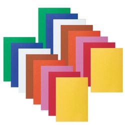 Carta colorata FORMATO PICCOLO, A5, VELLUTO, 16 fogli 8 colori, 110 g/m2, UNLANDIA, "ON POLYANKE"