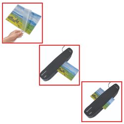 Films-blanks for lamination of SMALL FORMAT (85x120 mm), SET of 100 pieces, 125 microns, BRAUBERG