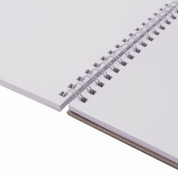 Sketchbook, white paper 120 g / m2, 145x205 mm, 40 sheets, comb, hard backing, BRAUBERG ART "DEBUT"