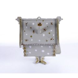 Toy Christmas tree "Chicken's Hut" 1013 White