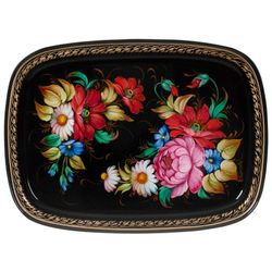 Жостово / Articulated Zhostovo tray 33x24 cm