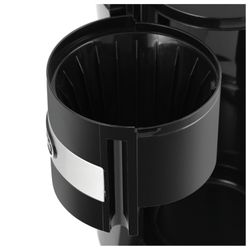 Coffee maker drip DELONGHI ICM 15210, 900 w, volume 1.25 liters, auto-disconnection, heating, black