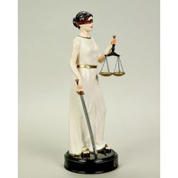 Vernissage of History / Statuette Themis - Goddess of Justice (hand painted)
