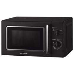NATIONAL NK-MW235M20 microwave oven, 20 litre volume, 700 watt power, timer, mechanical control, black