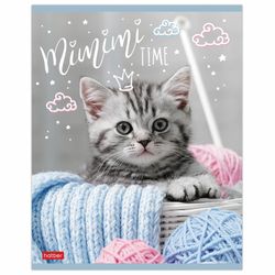 HATBER / Notebook А5 48 p. bracket, cage, cardboard cover, "By the name of Meow" / 10 pcs.