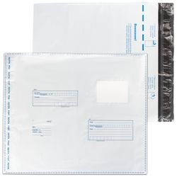 Envelope-plastic bags (320х355 mm) up to 500 sheets, "Where-to" or a tear-off band, SET of 400 PCs.