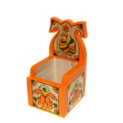 Беломорские узоры / The little box "Horses" Pyermogori painting without cover