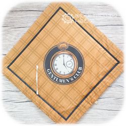 Envelope blanket velors "Gentleman" for a boy