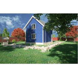 Frame country home "Florina" option 1, the project 206, a Prod