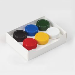 ПИФАГОР / Gouache 6 colors of 20 ml, without brush, cardboard box