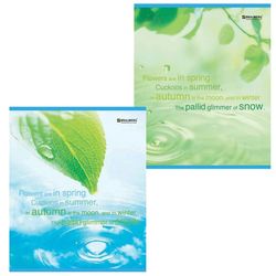 BRAUBERG / Máy tính xách tay A5, 48 sh., ECO, lồng, bìa cứng, ECOLOGY / 10 chiếc.