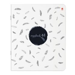 Альт / Notebook A5 48 l. bracket, cage, Soft Touch, beige paper 70 g / m2, "CONTRASTS" / 10 pcs.