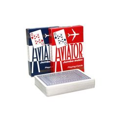 GamesDealer / Карты "Аviator Jumbo Index Red & Blue"