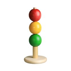 Pyramid wooden "Traffic light" RNToys