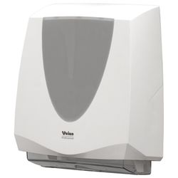 VEIRO Prof / Dispenser "Prima" white for sheet towels (H2 / H3), V / Z / W-fold