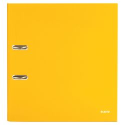 Folder-Registrar LEITZ, the mechanism 180°, coating plastic, 80 mm, yellow