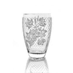 Гусевской Хрустальный завод / Crystal vase for flowers "Calathea" with engraving