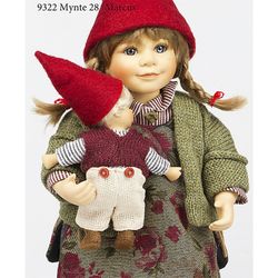 Con búp bê sứ Birgitte Frigast "MYNTE & MARCUS"