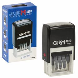 GRM / Dater-mini month in letters, imprint 22x4 mm blue, GRM 4820