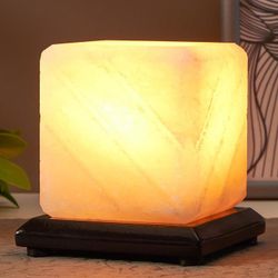 Сималенд / Salt lamp with dimmer "Cube-aroma"
