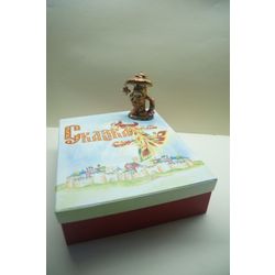 Ярославская майолика / Set of Christmas decorations "Fairy Tale"