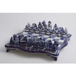Объединение Гжель / Chess thematic