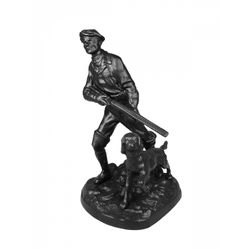 КАС.З. / KAS.Z. / Sculpture Hunter with a dog m / r